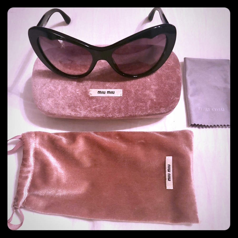100% Authentic Miu Miu Cat Eye Sunglasses